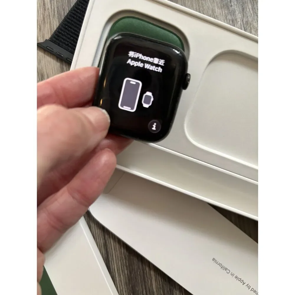 Apple iWatch Green Aluminum 45 MM Series 7 Apple Bands and More